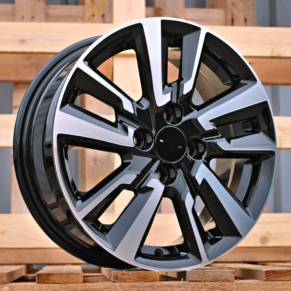 Diski R15 4x100 J6 ET40 RACINGLINE A5831 NISSAN Black Polished