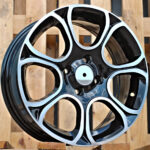 Diski R15 4×98 J6 ET35 RACINGLINE B5164 FIAT Black Polished