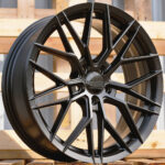 Diski R17 5×100 J7.5 ET40 HAXER HX035 Black Half Matt (Hybrid Forged)