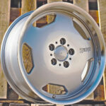 Diski R17 5×112 J7.5 ET25 RACINGLINE BK632 MERCEDES Silver +Polished Lip