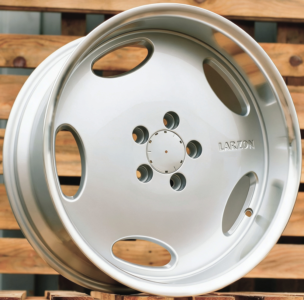 Diski R18 5x112 J8.5 ET35 RACINGLINE B1563 MERCEDES Silver +Polished Lip (Rear+Front)