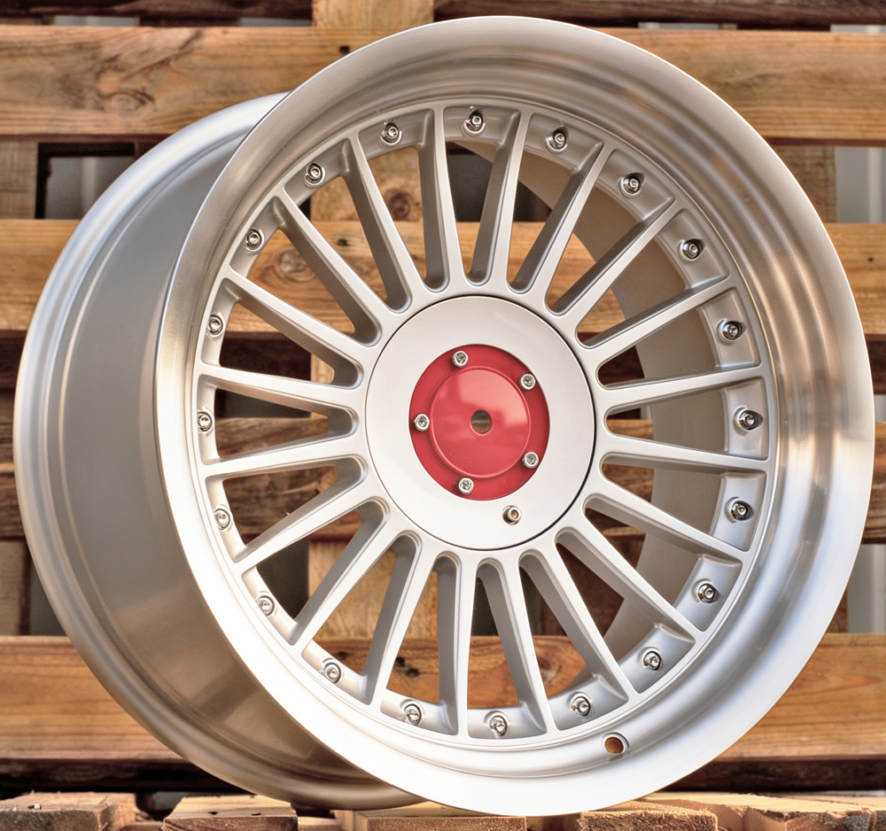 Diski R17 5x120 J9 ET15 RACINGLINE 7307R BMW Silver +Polished Lip (Rear+Front)