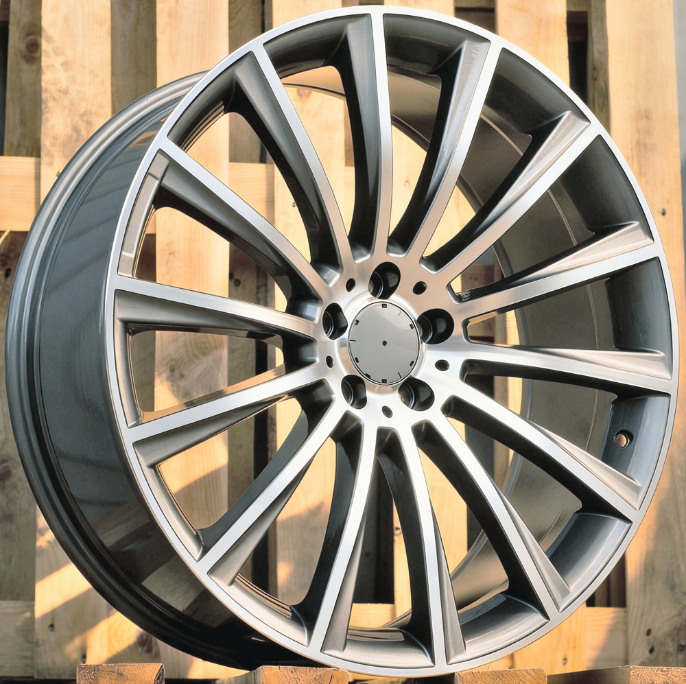Diski R17 5x112 J7.5 ET45 RACINGLINE B1048 MERCEDES Grey Polished