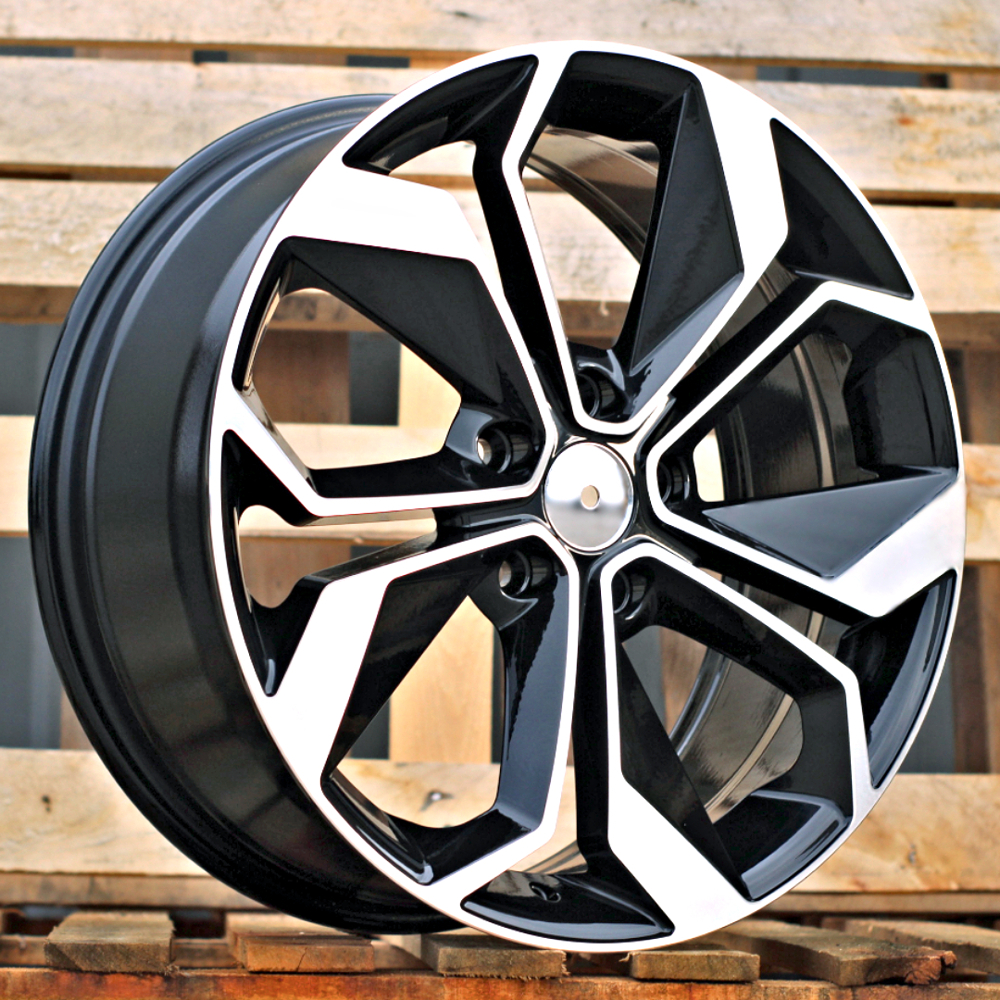 Diski R16 5x114.3 J6.5 ET41 RACINGLINE B5168 RENAULT Black Polished