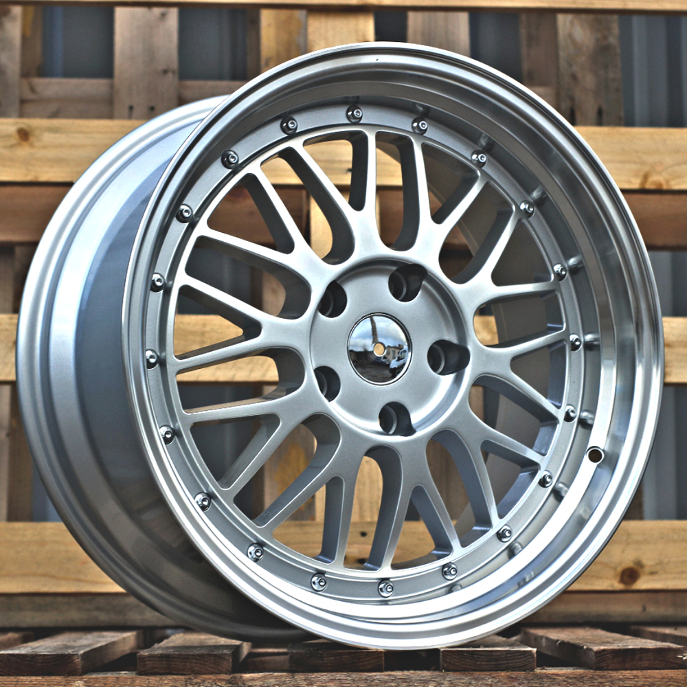 Diski R17 5x120 J7.5 ET15 RACINGLINE A1025 Silver +Polished Lip