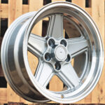 Diski R16 5×112 J9 ET12 RACINGLINE B1794 MERCEDES Silver +Polished Lip (Rear+Front)