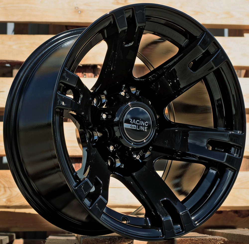 Diski R15 5x139.7 J8 ET1 RACINGLINE BK311 4X4 Black