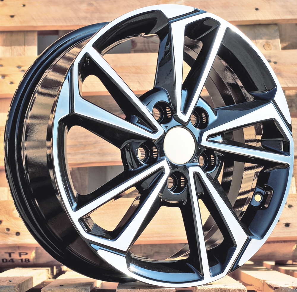 Diski R16 5x114.3 J6.5 ET50 RACINGLINE B1134 KIA Black Polished