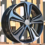 Diski R16 4×100 J6 ET50 RACINGLINE B1627 HYUNDAI Black Polished