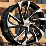 Diski R15 5×98 J6.5 ET39 RACINGLINE B1514 FIAT Black Polished