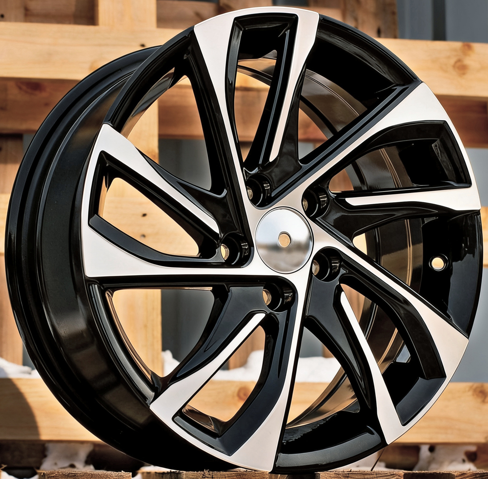 Diski R16 5x98 J6.5 ET39 RACINGLINE B1514 FIAT Black Polished
