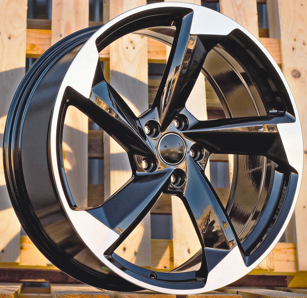 Diski R20 5x112 J8.5 ET40 RACINGLINE FBX390 AUDI Black Polished (Hybrid Forged)