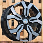 Diski R16 5×114.3 J6.5 ET50 RACINGLINE B1110 DACIA Black Polished