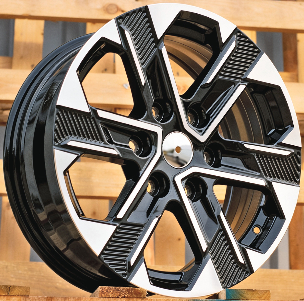 Diski R17 6x139.7 J7.5 ET43 RACINGLINE D2490 4X4 Black Polished