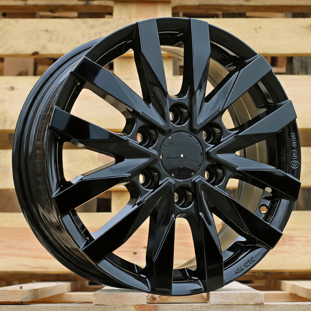 Diski R16 6x125 J6.5 ET55 IVECO B3023 Black (Hybrid Forged)
