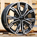 Diski R17 5×112 J7 ET51 RACINGLINE 6408 MERCEDES Black Polished (Hybrid Forged)