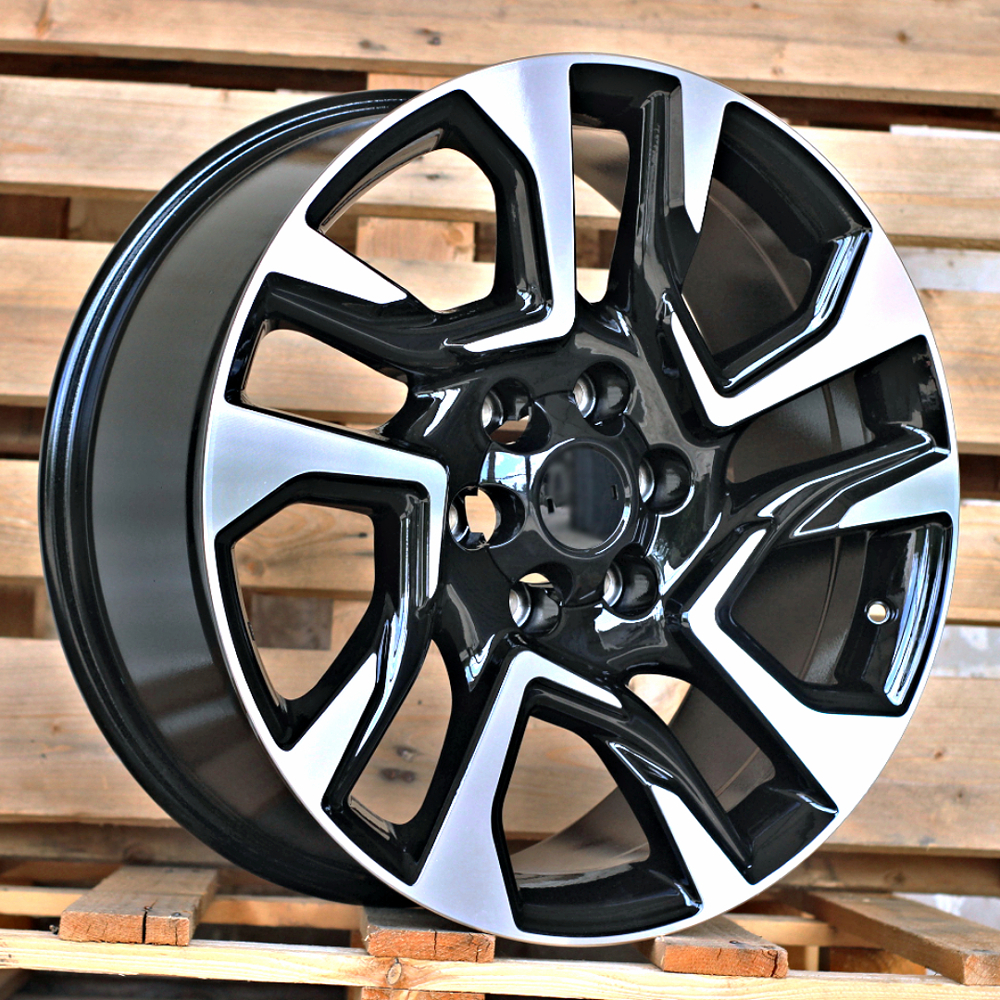 Diski R18 6x139.7 J7.5 ET25 RACINGLINE H957F 4X4 Black Polished (Hybrid Forged)