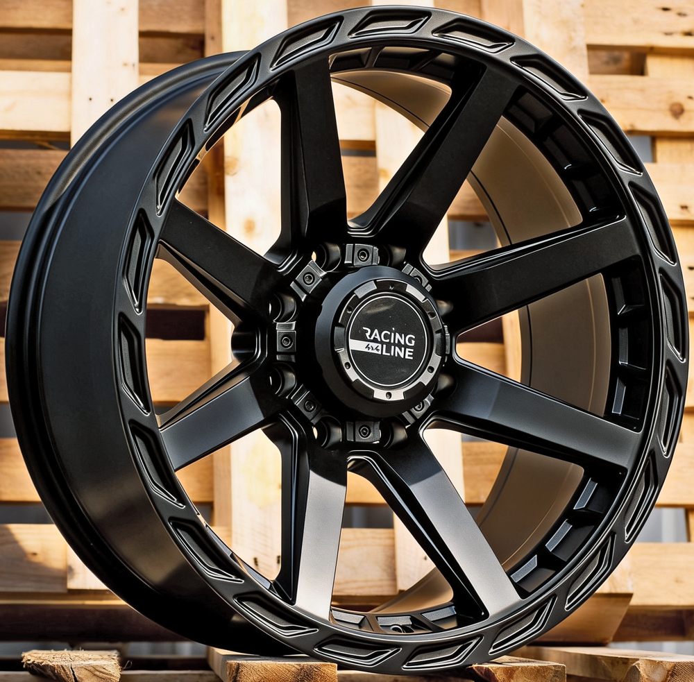 Diski R20 8x165.1 J10 ETM18 RACINGLINE A8917 4X4 Black Half Matt