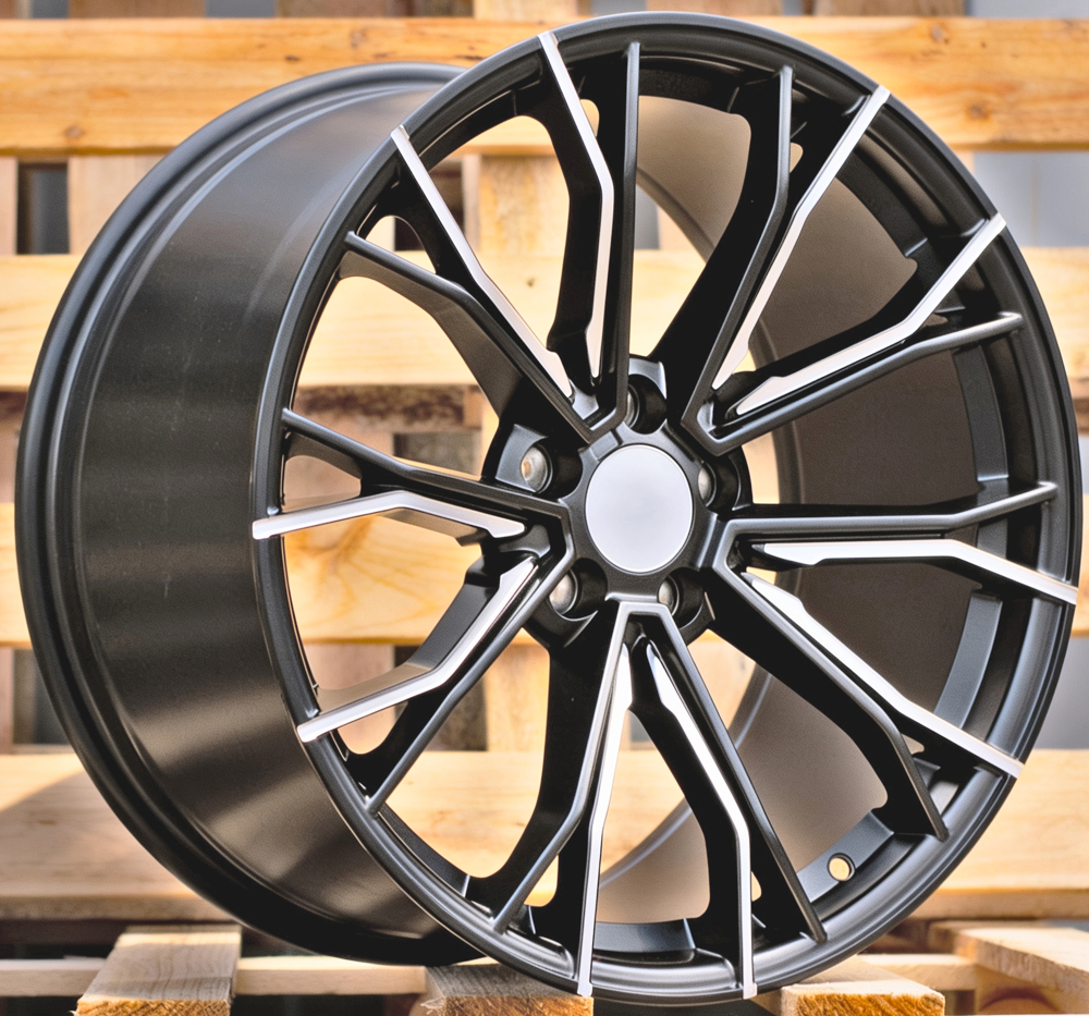 Diski R20 5x112 J10 ET40 RACINGLINE A5385 BMW Black Half Matt (Rear+Front) (Milling)