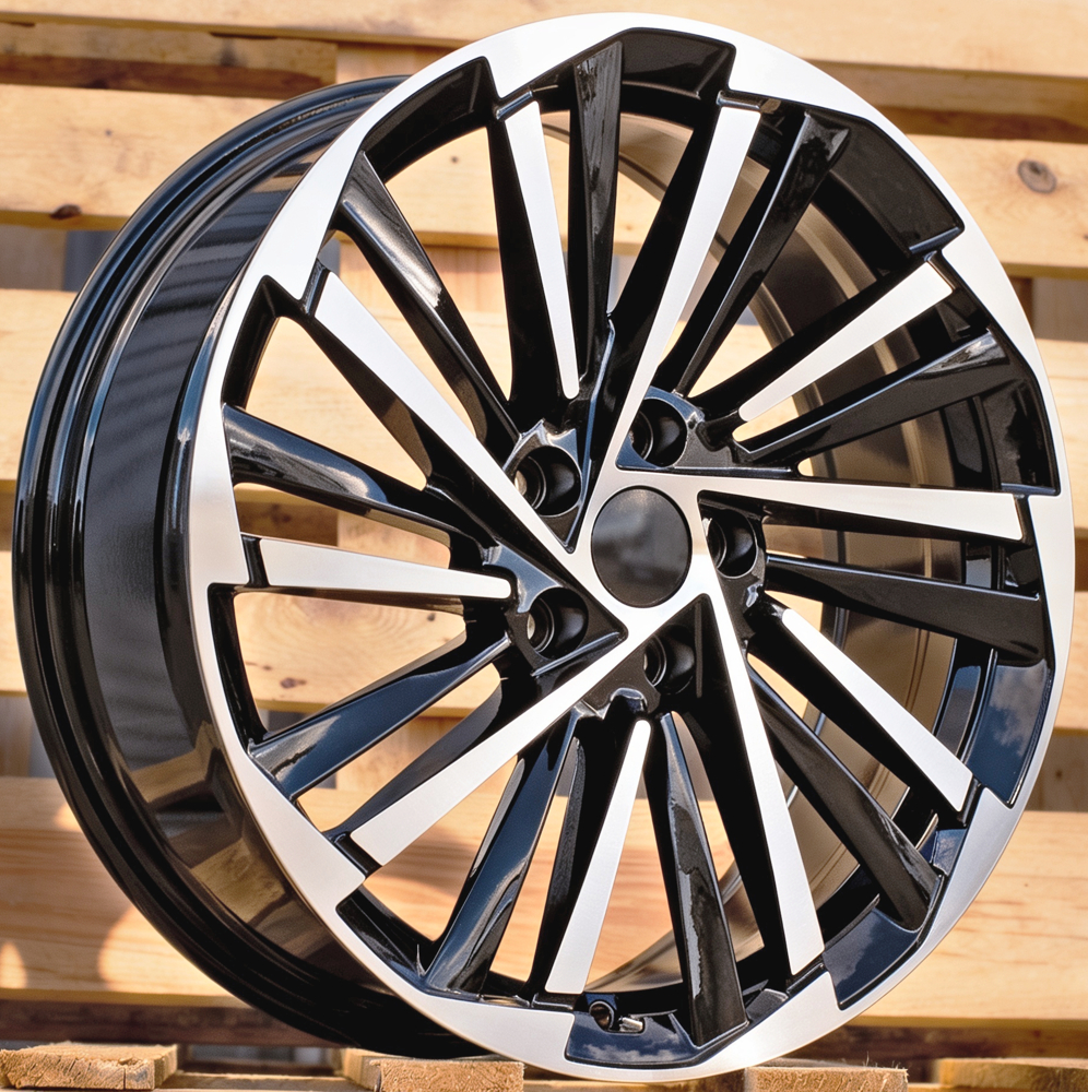 Diski R19 5x112 J8 ET44 RACINGLINE FBX261 SKODA Black Polished (Hybrid Forged)