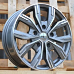 Diski R16 5×130 J6.5 ET56 RACINGLINE 6408 RENAULT Grey Polished (Hybrid Forged)