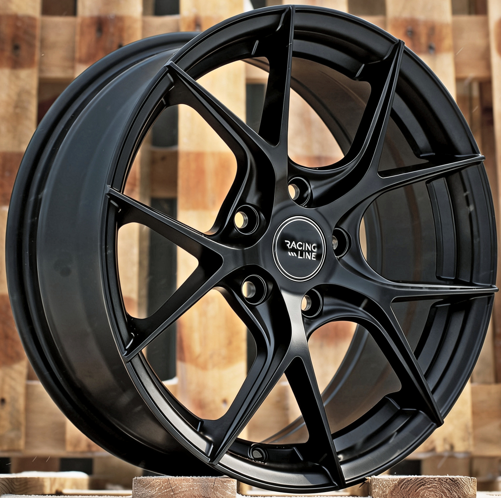 Diski R16 5x108 J7 ET44 RACINGLINE B5713 Black Half Matt