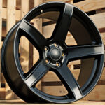 Diski R18 5×115 J7.5 ET20 DODGE B1671 Black Half Matt