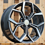 Diski R16 5×100 J6.5 ET45 RACINGLINE B5952 VW Black Polished