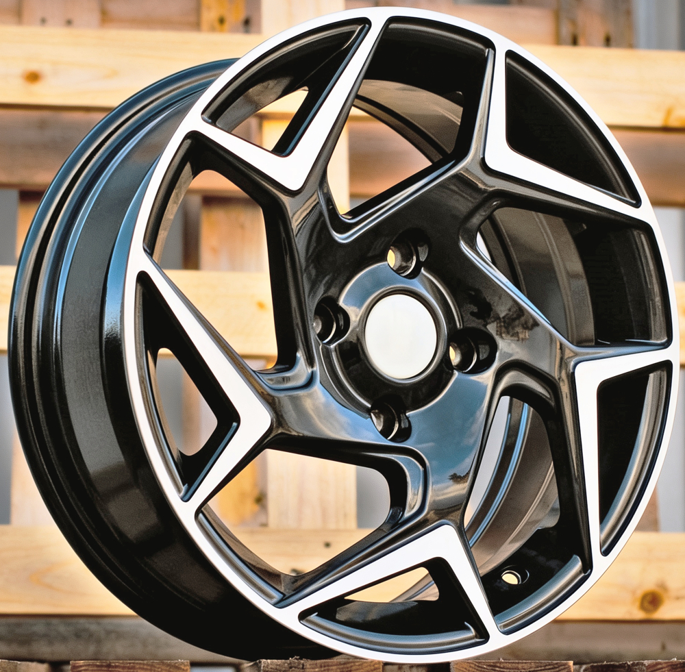 Diski R15 4x108 J6.5 ET40 RACINGLINE XE172 FORD Black Polished
