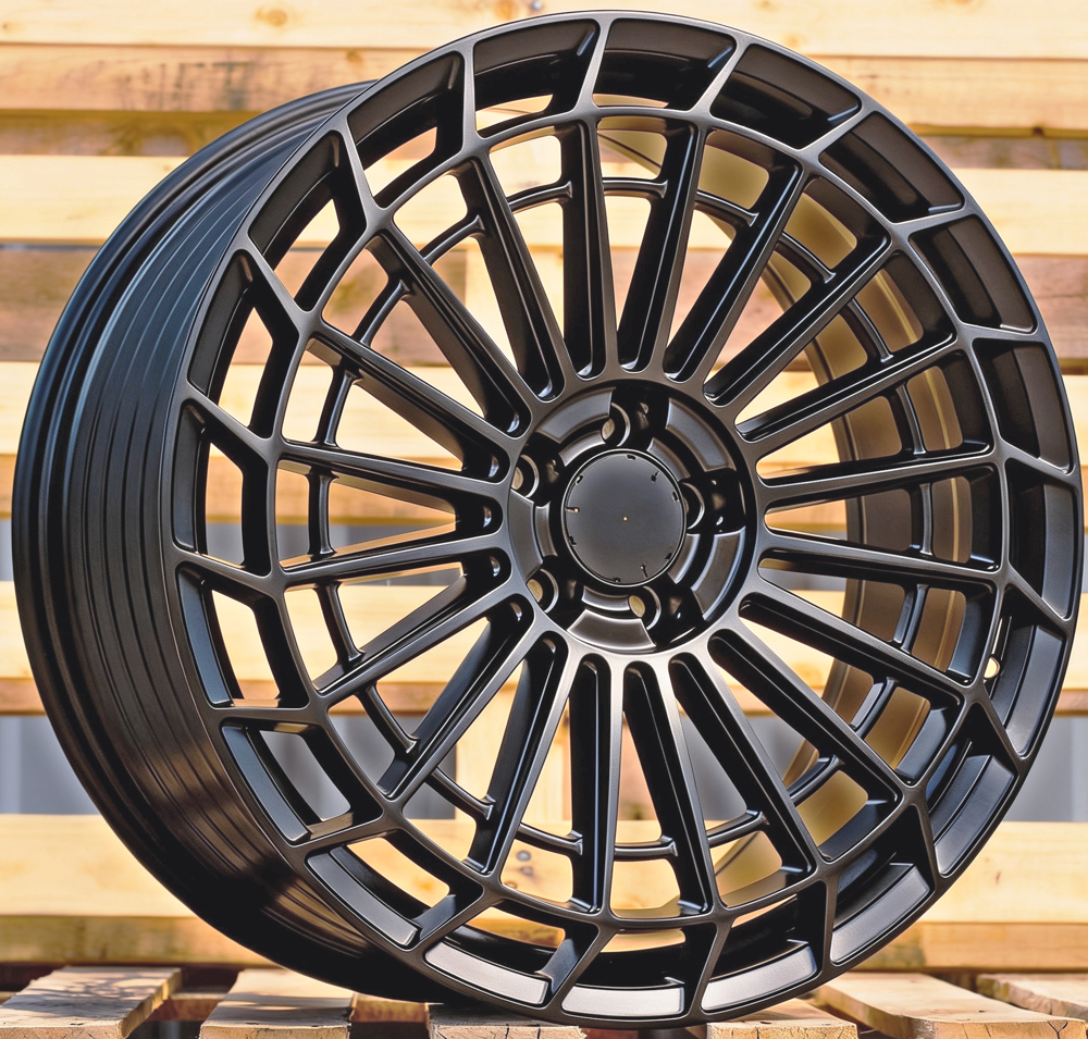 Diski R19 5x112 J8 ET40 RACINGLINE FBX162 MERCEDES Black Half Matt (Rear+Front) (Hybrid Forged)