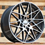 Diski R19 5×120 J9.5 ET40 RACINGLINE B5167 BMW Black Polished (Rear+Front)