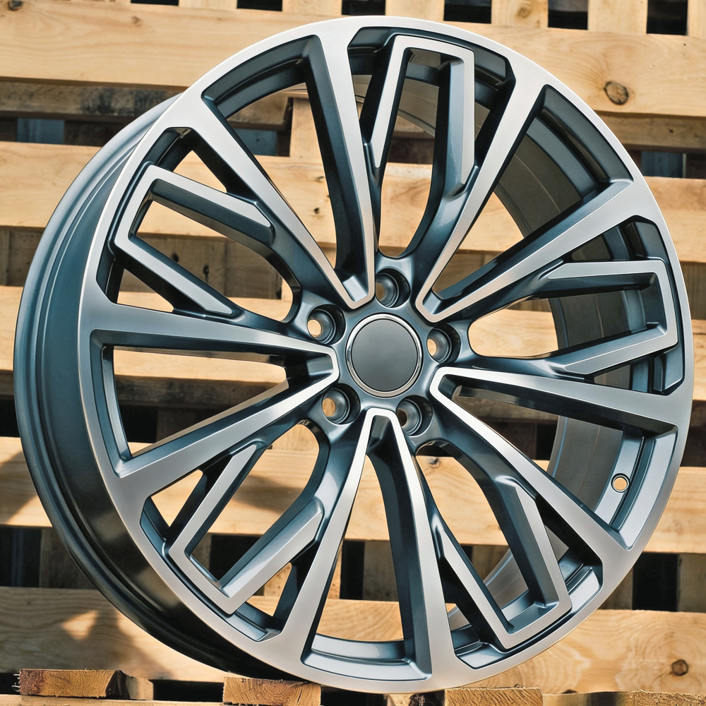 Diski R18 5x112 J8 ET39 RACINGLINE B1453 AUDI Grey Polished