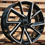 Diski R18 5×112 J7.5 ET43 RACINGLINE FE181 SKODA Black Polished