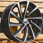 Diski R18 5×112 J8 ET45 RACINGLINE D2403 SKODA Black Polished