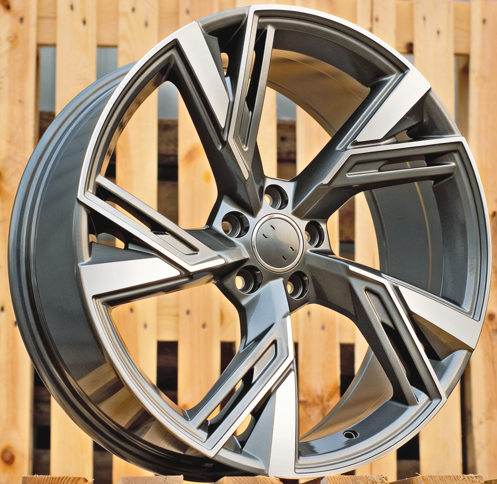 Diski R20 5x112 J9 ET31 RACINGLINE B1571 AUDI Grey Polished (Hybrid Forged)