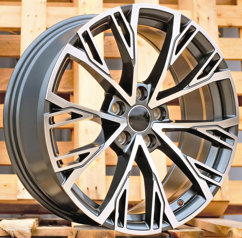 Diski R18 5x112 J8 ET40 RACINGLINE I5170 AUDI Grey Polished (Hybrid Forged)