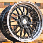 Diski R18 5×120 J8 ET35 RACINGLINE A1025 Black +Polished Lip (Rear+Front)