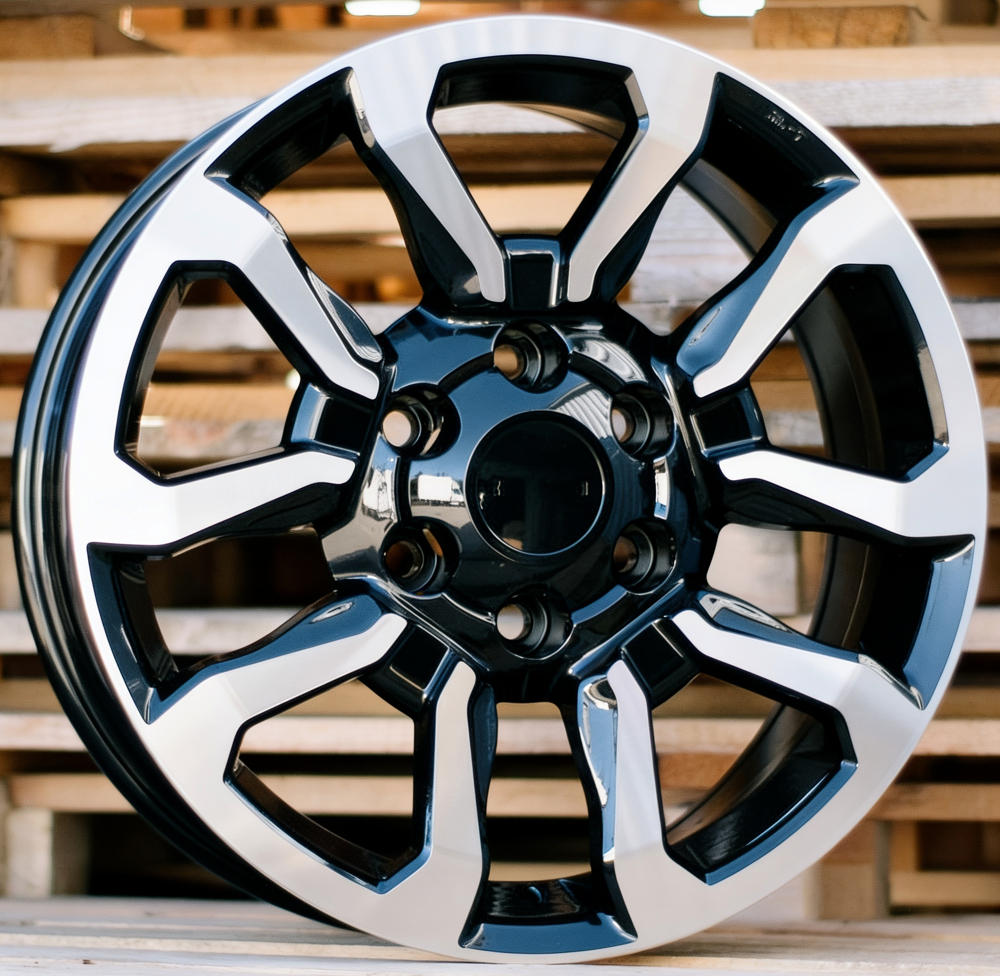 Diski R17 6x139.7 J7.5 ET30 RACINGLINE B1623 TOYOTA Black Polished
