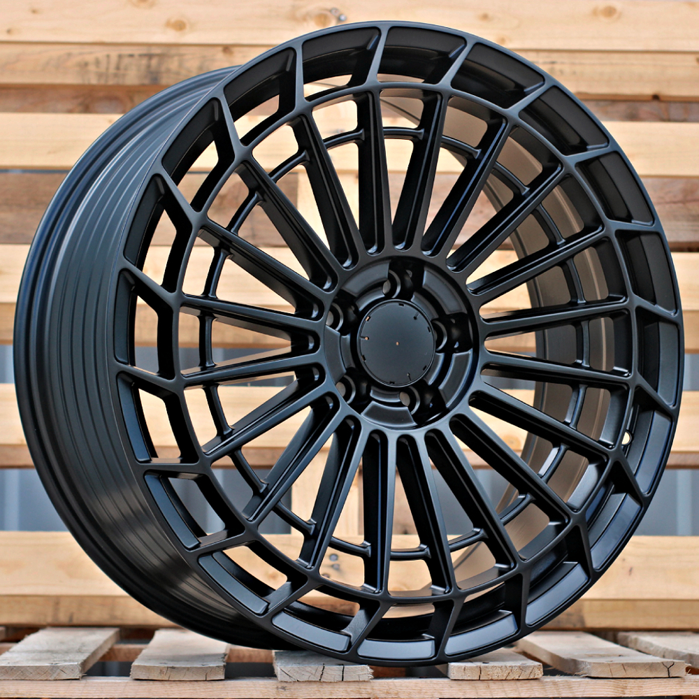 Diski R18 5x112 J8 ET40 RACINGLINE FBX162 MERCEDES Black Half Matt (Rear+Front) (Hybrid Forged)