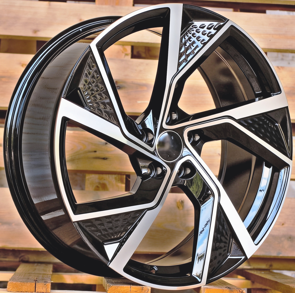 Diski R19 5x112 J8.5 ET35 RACINGLINE FBX264 AUDI Black Polished (Hybrid Forged)