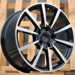 Diski R20 5×130 J11 ET56 RACINGLINE 1067 PORCHE Black Polished (Rear+Front)