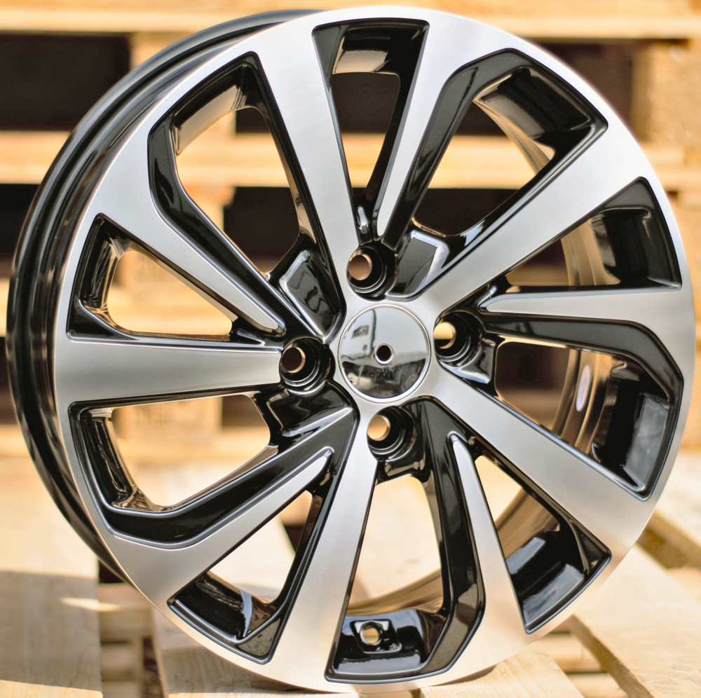 Diski R16 4x100 J6.5 ET48 RACINGLINE A423 HYUNDAI Black Polished