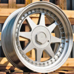 Diski R17 4×100 J7.5 ET30 RACINGLINE 7905F Silver +Polished Lip