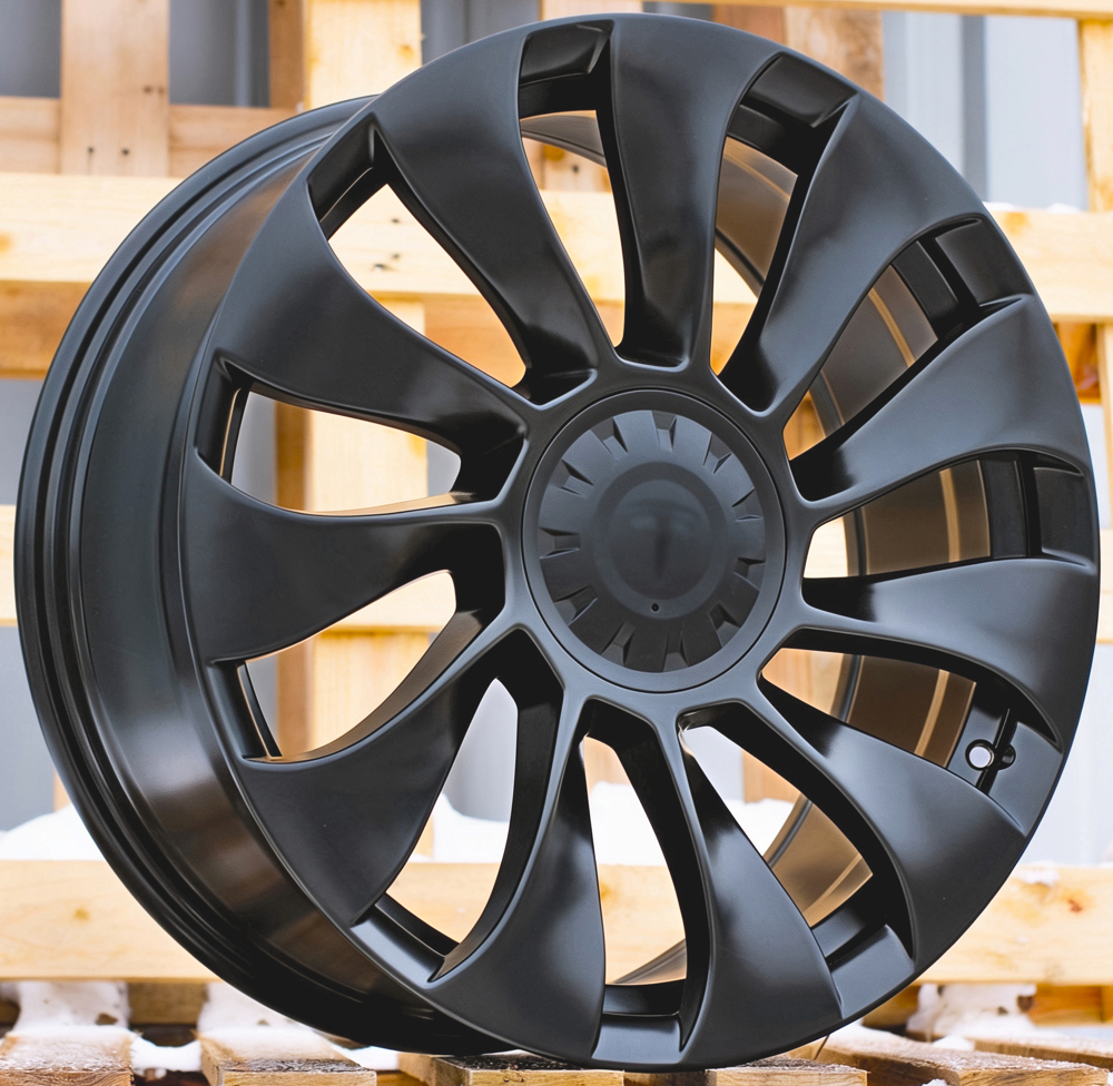 Diski R20 5x114.3 J9.5 ET45 RACINGLINE YS214 TESLA Black Matt (Hybrid Forged)