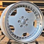 Diski R17 5×112 J9.5 ET25 RACINGLINE B5852 MERCEDES Silver +Polished Lip