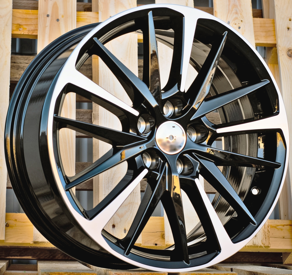 Diski R18 5x114.3 J7 ET35 RACINGLINE IN0184 TOYOTA Black Polished