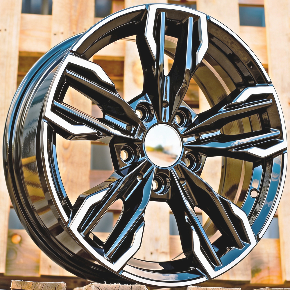 Diski R16 5x120 J7 ET35 RACINGLINE H581 BMW Black Polished