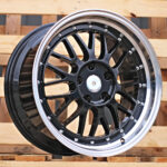 Diski R18 5×120 J9 ET35 RACINGLINE A1025 Black +Polished Lip (Rear+Front)