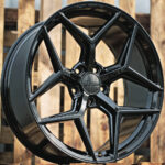 Diski R20 5×112 J8.5 ET25 HAXER HX04F Black (Hybrid Forged)