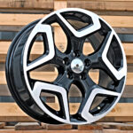 Diski R17 5×100 J7 ET55 RACINGLINE B1606 SUBARU Black Polished